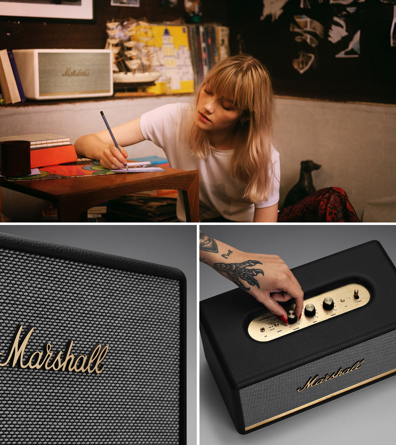 Купить Портативная колонка Marshall Stanmore II коричневый в  интернет-магазине Нова. Характеристики, цена, Портативная колонка Marshall  Stanmore II коричневый в Ижевске.