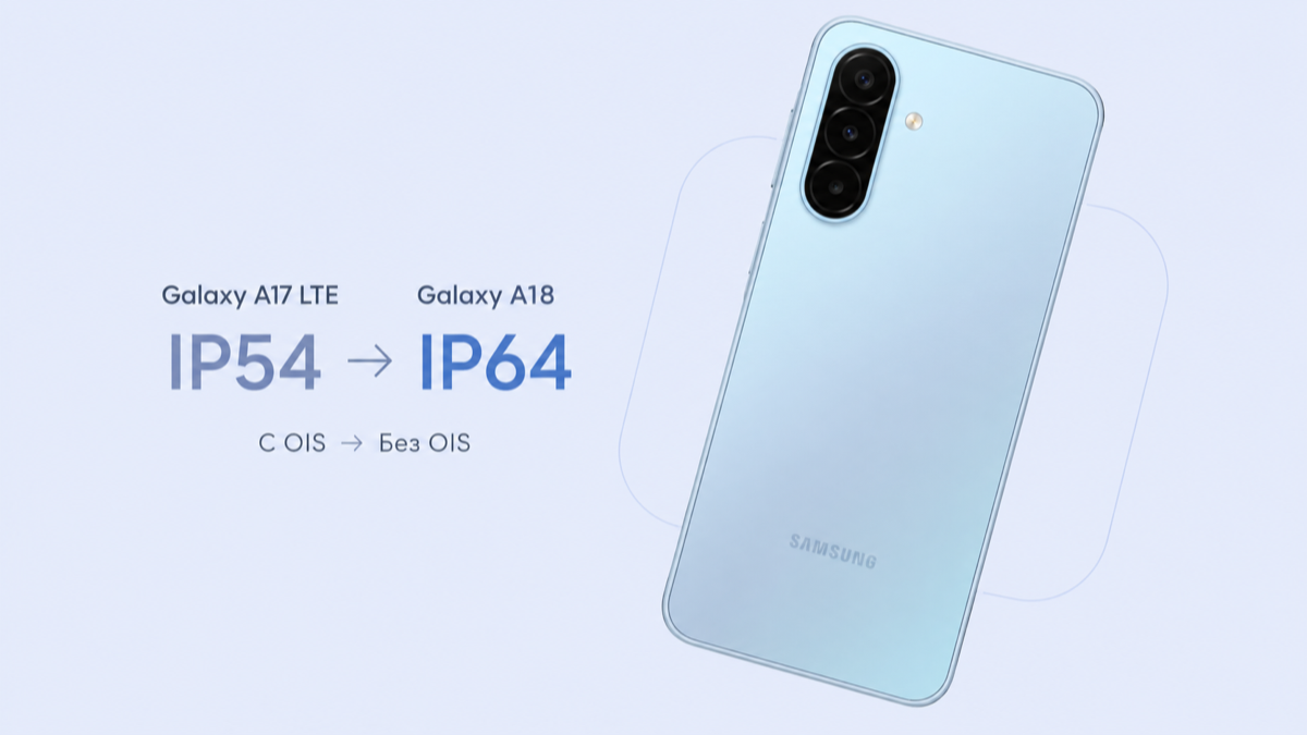 Samsung Galaxy A18: Отличия от Galaxy A17