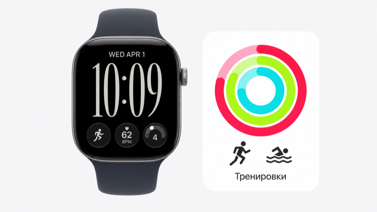 Apple Watch Series 12: Тренировки и плавание