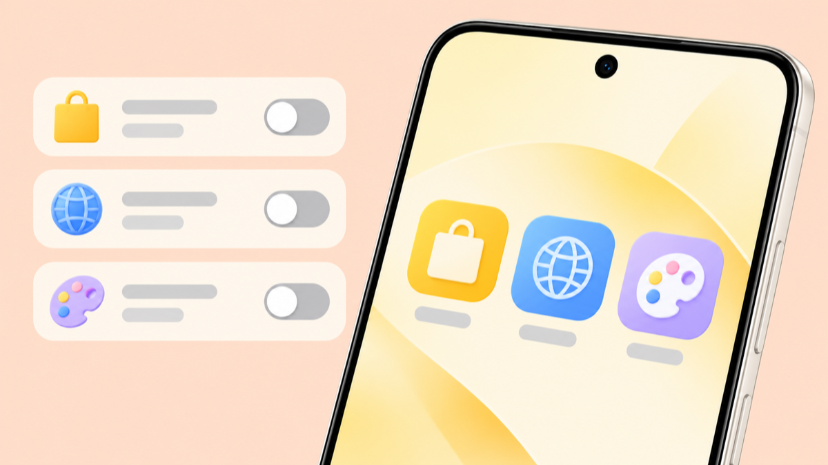 Рекомендации в приложениях realme