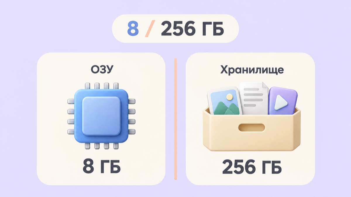 Встроенная память и ОЗУ — в чём разница