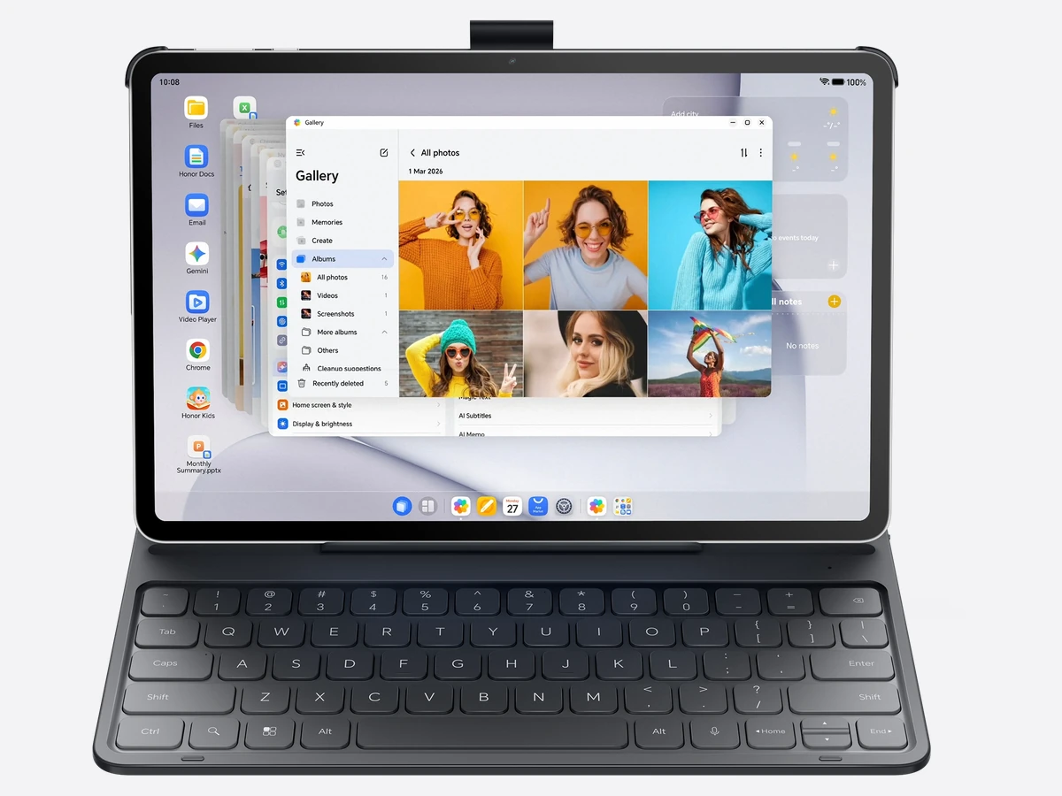 Многооконный интерфейс MagicOS на HONOR Pad 20 Pro