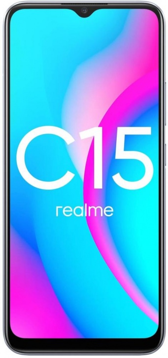 Смартфон realme C15 4/64 ГБ серебристый