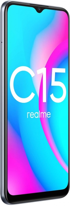 Смартфон realme C15 4/64 ГБ серебристый