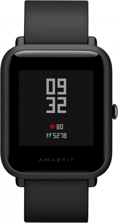 Смарт-часы Amazfit Bip Lite черный с черным ремешком