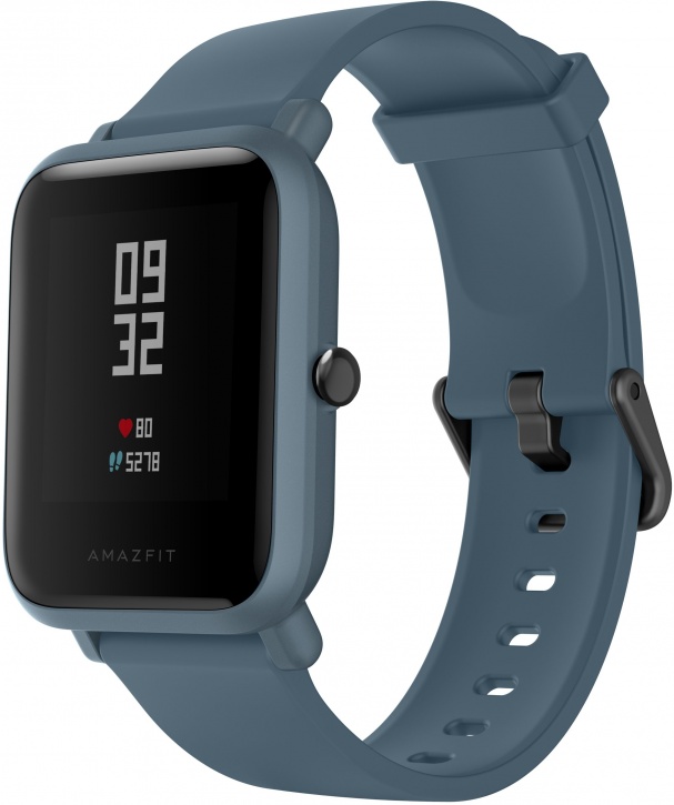 Смарт-часы Amazfit Bip Lite синий с синим ремешком