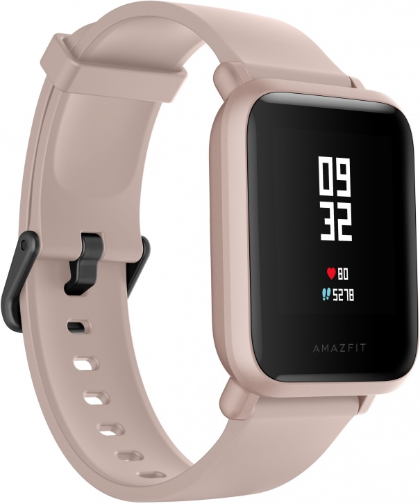 Смарт-часы Amazfit Bip Lite розовый с розовым ремешком