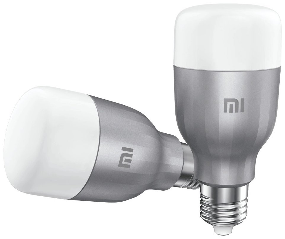 Умная лампа Xiaomi Mi Led Smart Bulb (White and Color) 2-Pack GPX4025GL