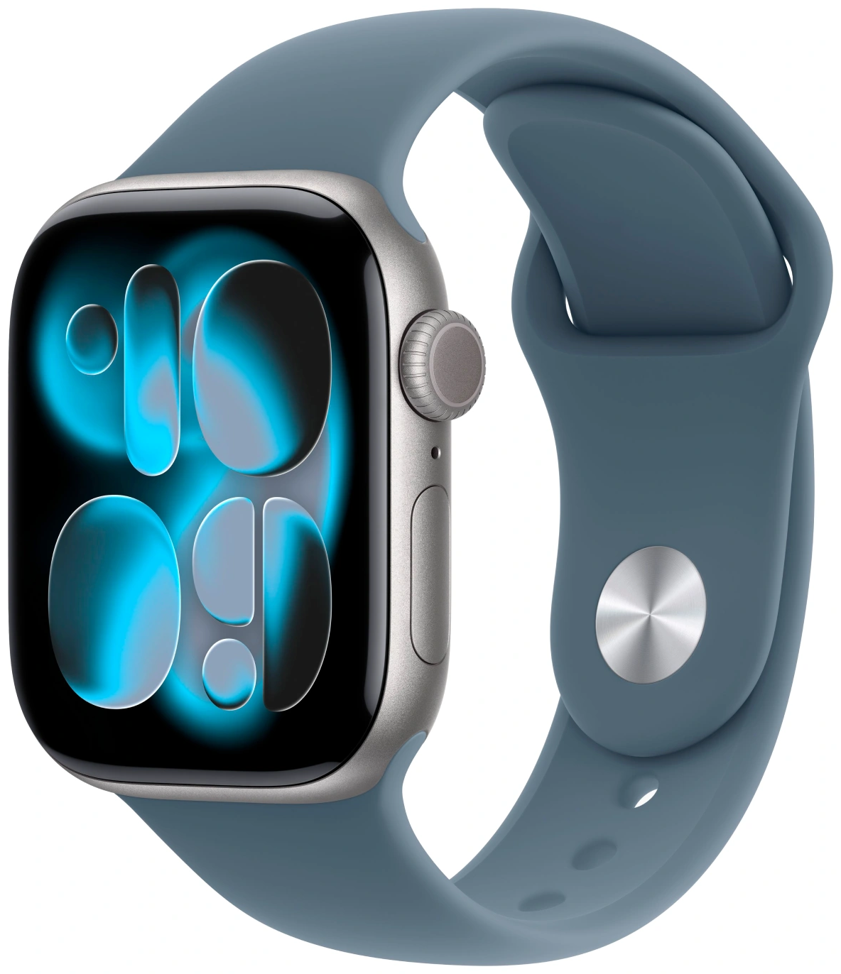 Смарт-часы Apple Watch Series 11 42mm серый с синим ремешком