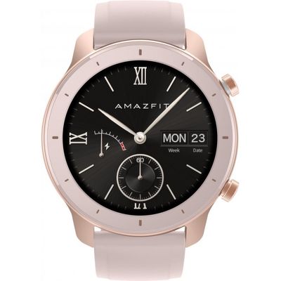 Смарт-часы Amazfit GTR 42mm розовый с розовым ремешком