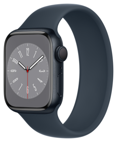 Смарт-часы Apple Watch Series 8 45mm синий с синим ремешком