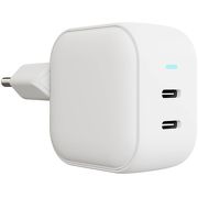 Адаптер питания VLP G-Charge 45W GaN (Type-C + Type-C) белый