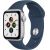Смарт-часы Apple Watch SE 40mm серебристый с синим ремешком