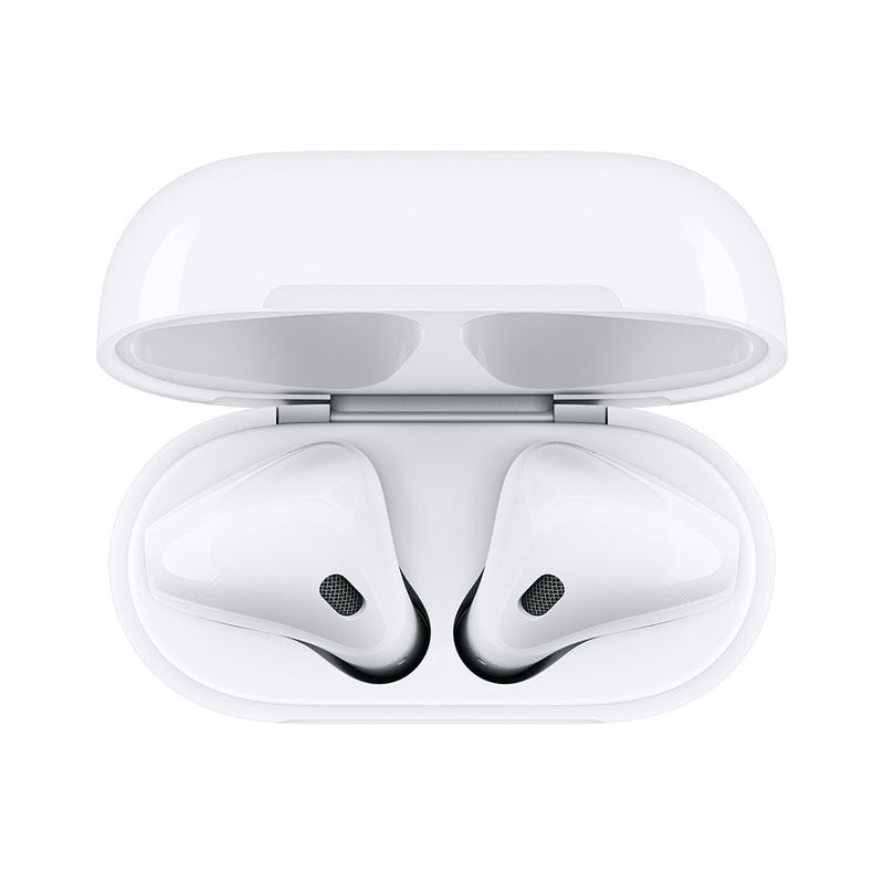 Беспроводные наушники Apple AirPods 2 (с беспроводным зарядным футляром) MRXJ2