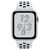 Смарт-часы Apple Watch Series 4 Nike 44mm серебристый с белым ремешком 