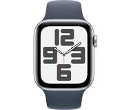 Смарт-часы Apple Watch SE 2023 44mm серебристый с синим ремешком