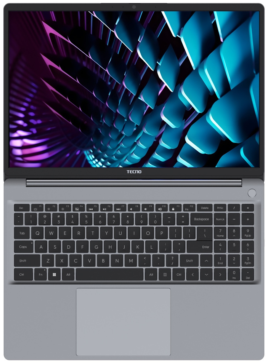 16" Ноутбук Tecno Megabook K16S R7-5825U/16GB/1TB SSD/W11H серый 