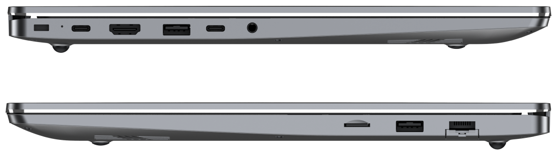 16" Ноутбук Tecno Megabook K16S R7-5825U/16GB/1TB SSD/W11H серый 