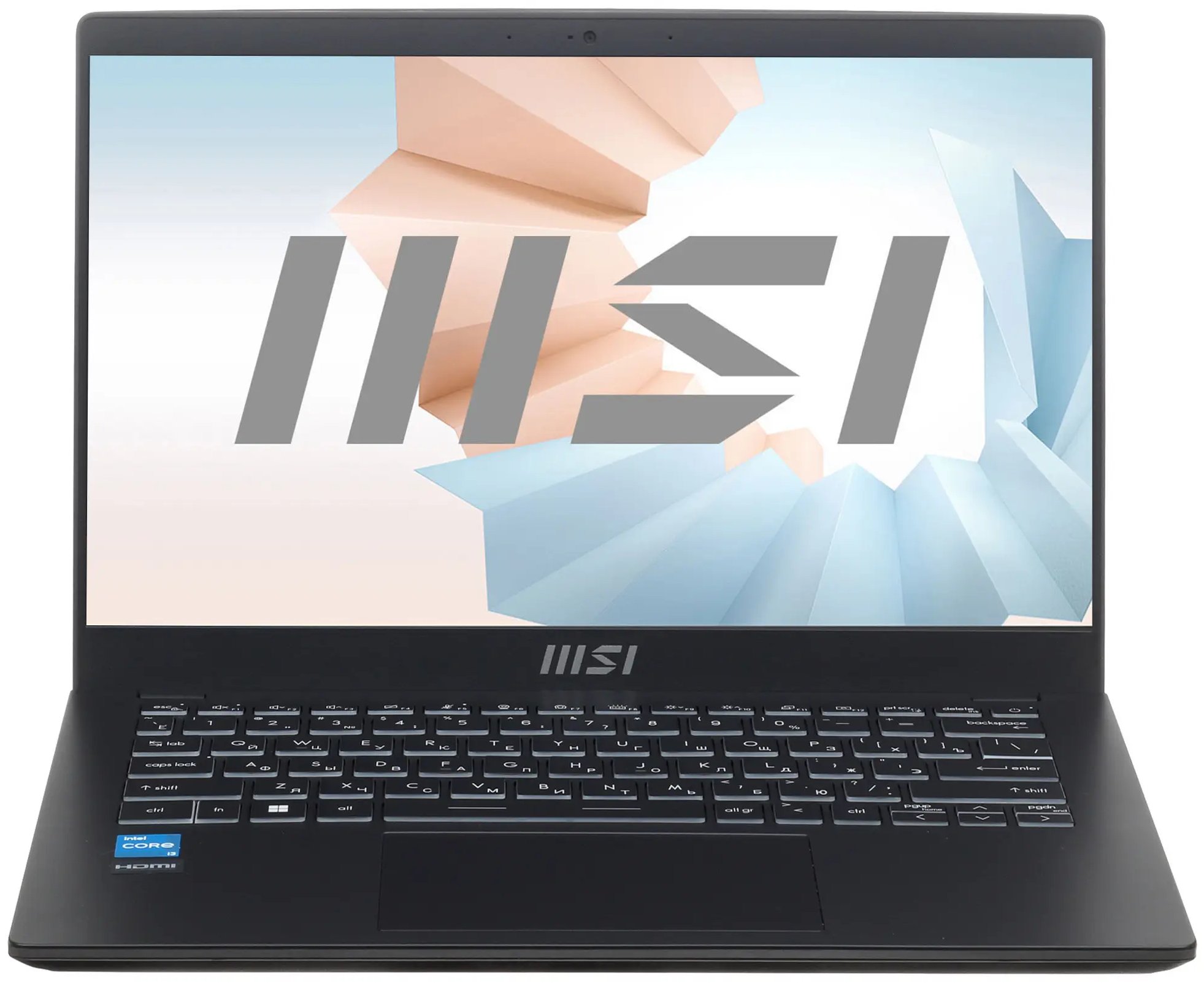 14" Ноутбук MSI Modern 14 C12M-231RU черный 