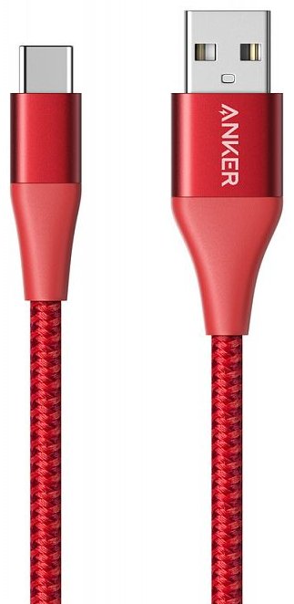 Кабель Anker PowerLine+ II USB-C to USB 1.8m красный A8463H91