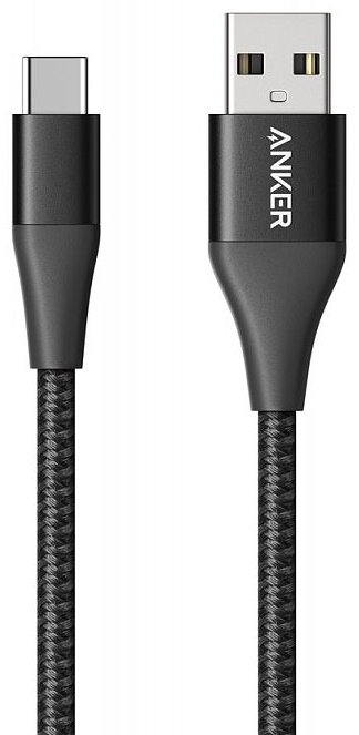 Кабель Anker PowerLine+ II USB-C to USB 1.8m черный A8463H11