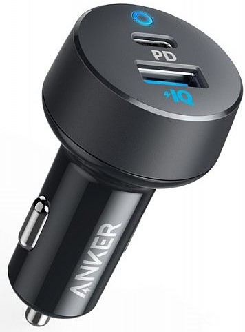 Автомобильная зарядка Anker PowerDrive PD 2 Car Charger 30W USB/USB-C A2720011