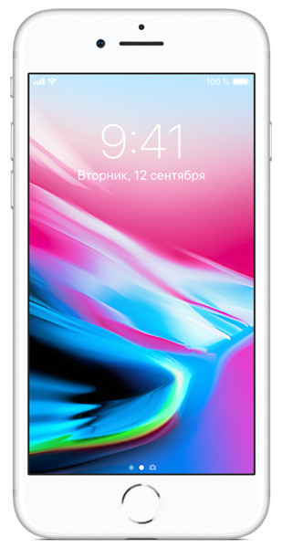 Смартфон Apple iPhone 8 128 ГБ серебристый