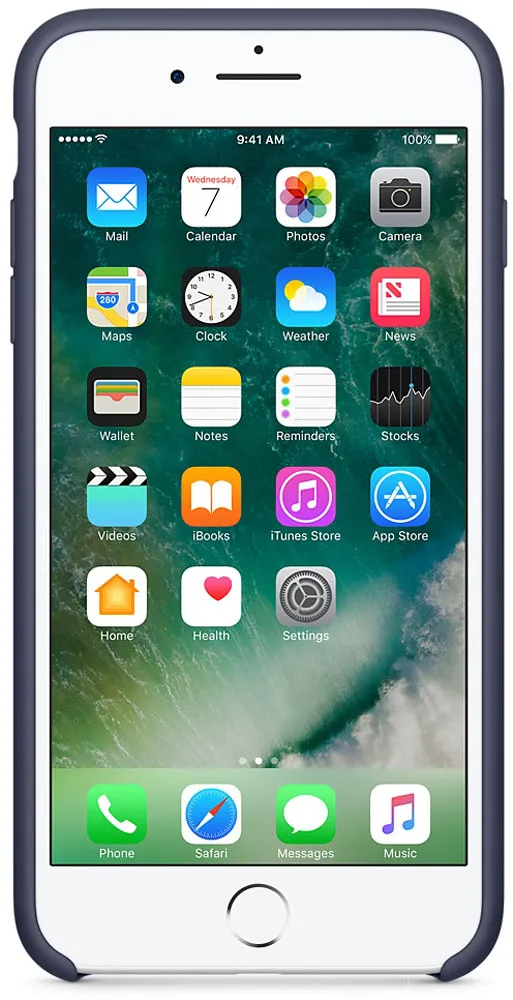 Чехол для смартфона Apple iPhone 8 Plus Silicone Case синий