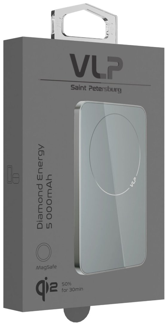 Портативный аккумулятор VLP Diamond Energy MagSafe 5000 mAh черный