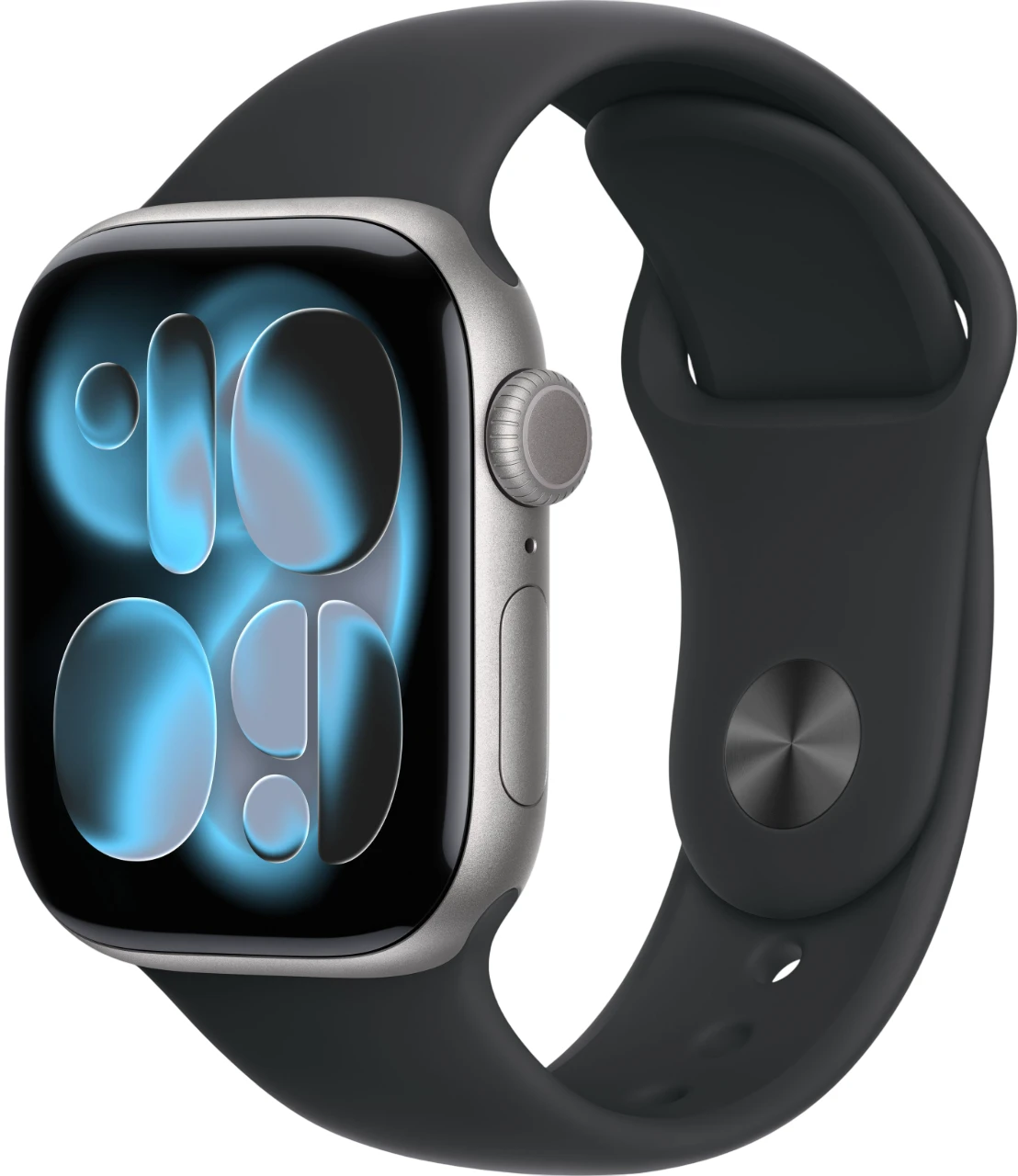 Смарт-часы Apple Watch Series 11 42mm серый с черным ремешком