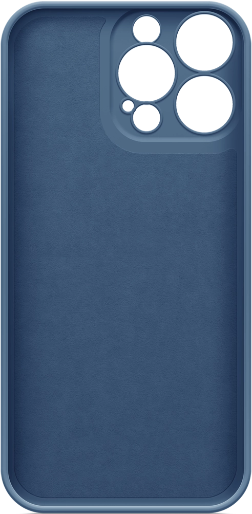 Чехол для смартфона BoraSCO Microfiber Case матовый для Apple iPhone 14 Pro Max синий