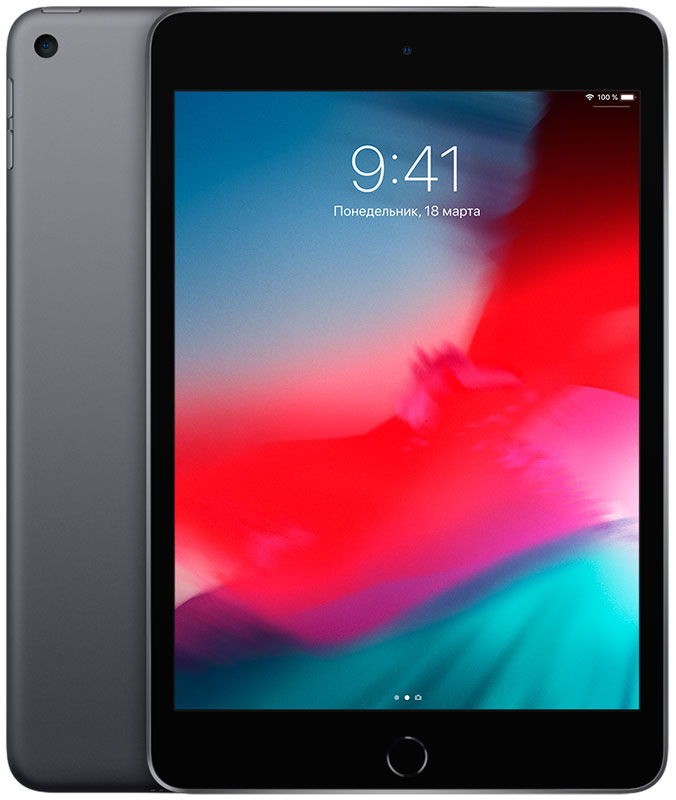 7.9" Планшет Apple iPad mini 2019 64 ГБ Wi-Fi + Cellular серый