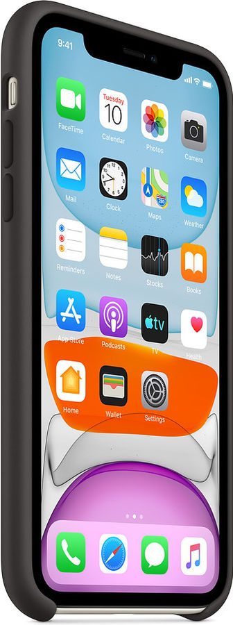 Чехол для смартфона Apple iPhone 11 Silicone Case черный