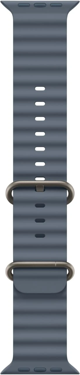 Смарт-часы Apple Watch Ultra 3 49mm серый титан с синим Ocean ремешком