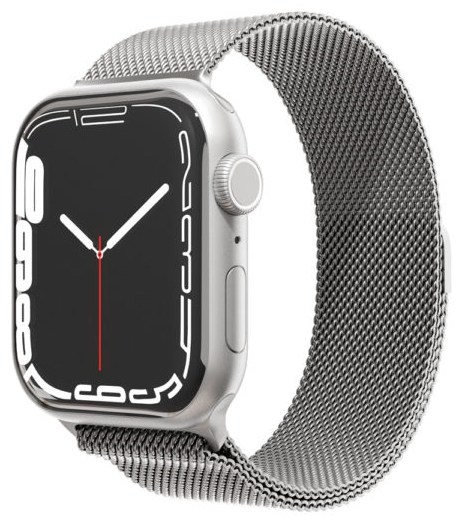 Ремешок VLP Миланская Петля для Apple Watch 42/44/45/49mm серебристый