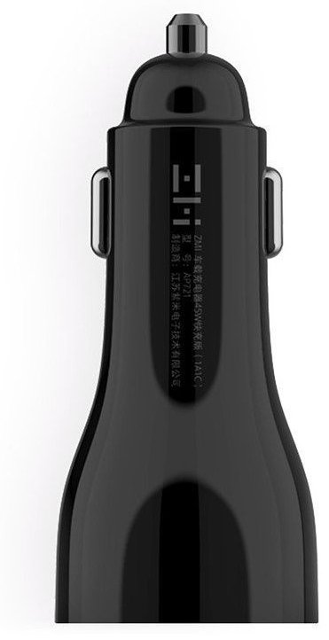Автомобильная зарядка Xiaomi ZMI Metal Car Charger 45W Dual Port USB/Type-C (AP721) черный