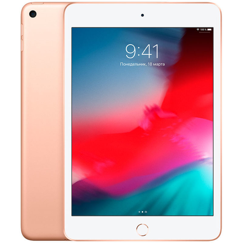 7.9" Планшет Apple iPad mini 2019 64 ГБ Wi-Fi + Cellular золотистый