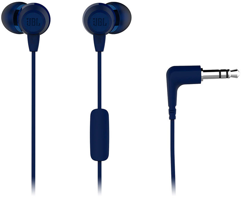 Проводные наушники JBL C50HI синий