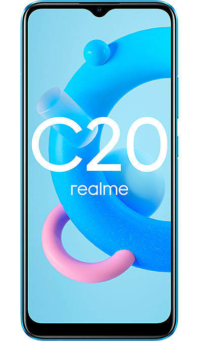 Смартфон realme C20 2/32 ГБ голубой