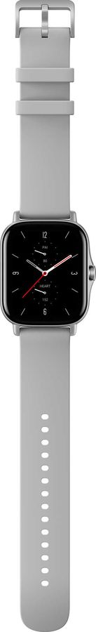Смарт-часы Amazfit GTS 2 серебристый с серым ремешком