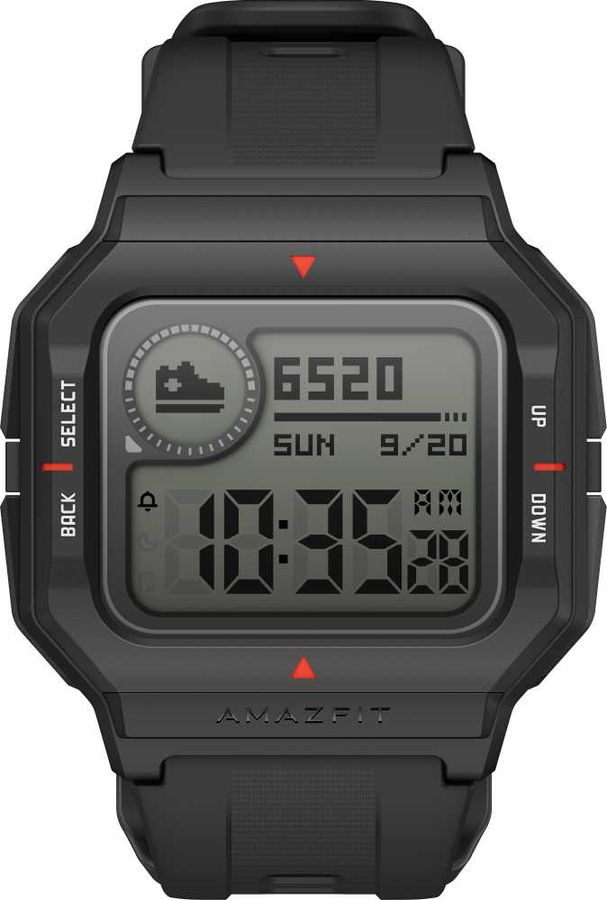 Смарт-часы Amazfit Neo черный с черным ремешком