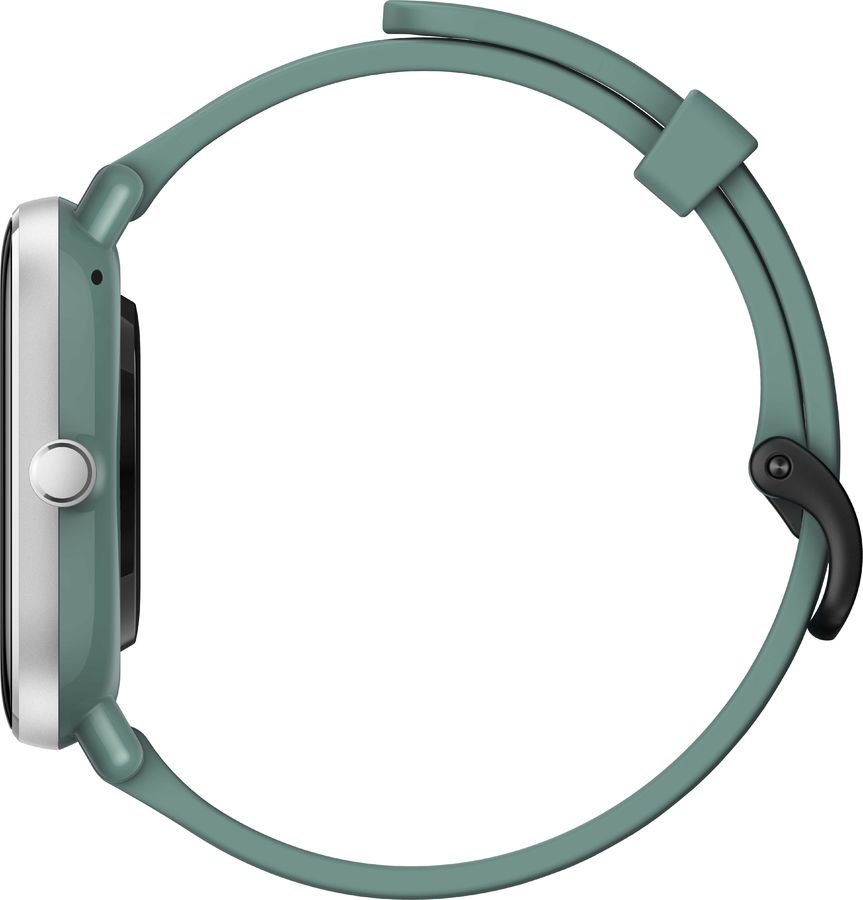 Смарт-часы Amazfit GTS 2 mini серый с зеленым ремешком