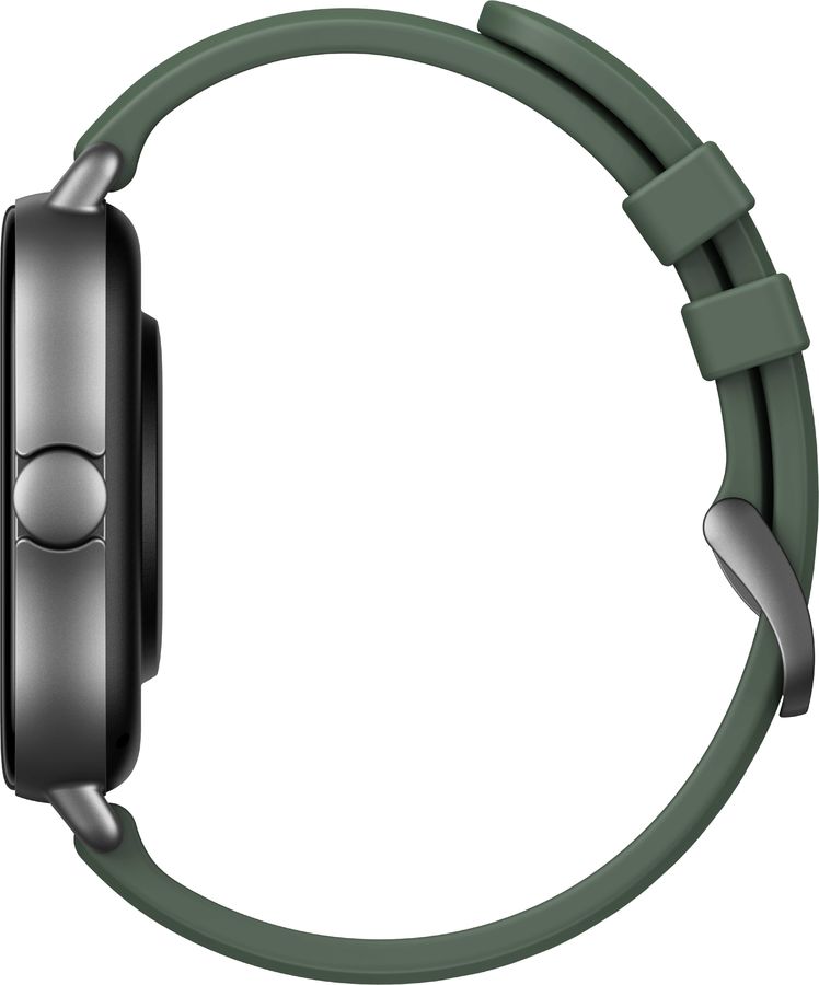 Смарт-часы Amazfit GTS 2e серый с зеленым ремешком