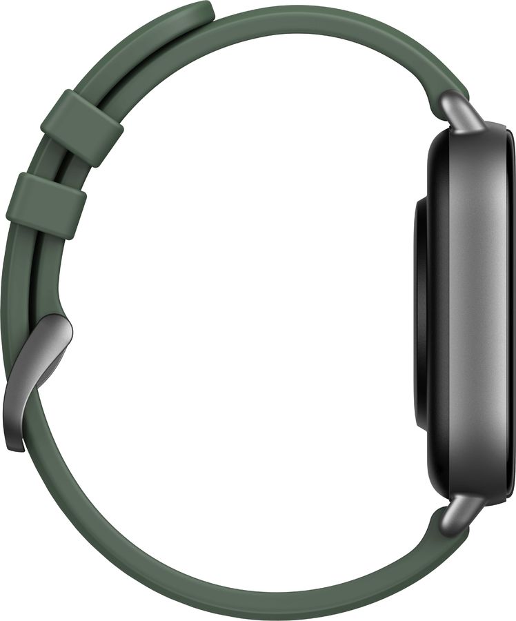 Смарт-часы Amazfit GTS 2e серый с зеленым ремешком