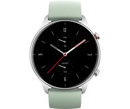 Смарт-часы Amazfit GTR 2e серебристый с зеленым ремешком