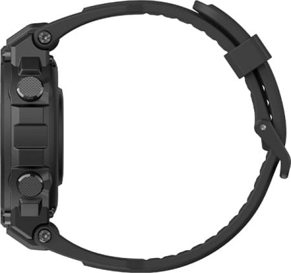 Смарт-часы Amazfit T-Rex черный с черным ремешком