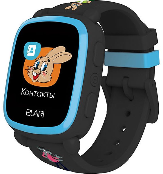 Детские часы ELARI KidPhone «Ну, Погоди!» черный (KP-NP)