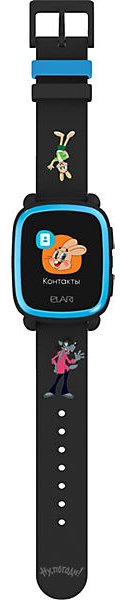 Детские часы ELARI KidPhone «Ну, Погоди!» черный (KP-NP)