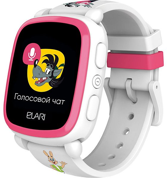 Детские часы ELARI KidPhone «Ну, Погоди!» белый (KP-NP)