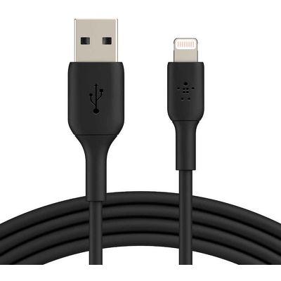 Кабель Belkin BoostCharge USB-A to Lightning 1m черный